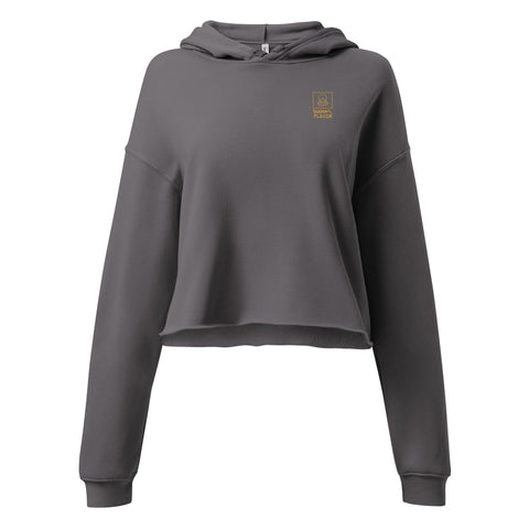 I am The Land - The Land Is Me - Crop Hoodie
